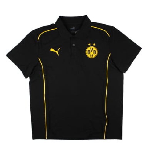 2024-2025 Borussia Dortmund Casuals Polo Shirt (Black)