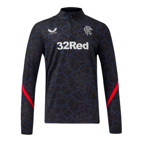 2024-2025 Rangers Matchday 1/4 Zip Midlayer (Navy)