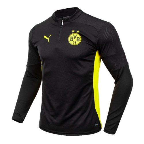 2024-2025 Borussia Dortmund Training 1/4 Zip Top (Black)