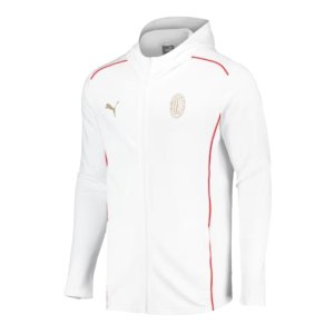 2024-2025 AC Milan Casuals Hooded Jacket (White)