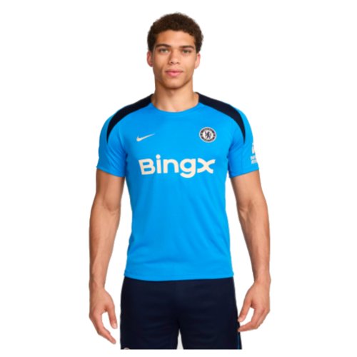 2024-2025 Chelsea Strike Dri-FIT Knit Shirt (Light Photo Blue)