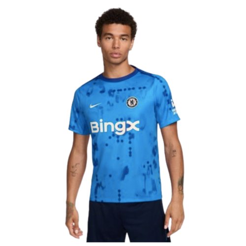 2024-2025 Chelsea Academy Pro Pre-Match Shirt (Blue)