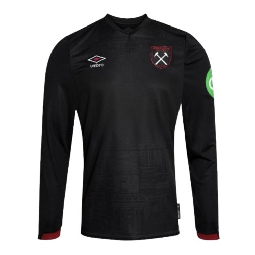 2024-2025 West Ham Long Sleeve Away Shirt (Kids)