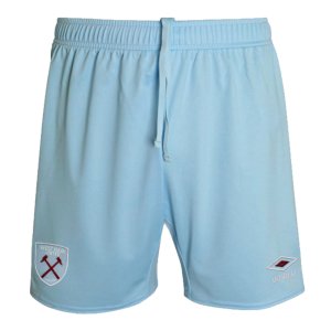 2024-2025 West Ham Home Change Shorts (Sky Blue)