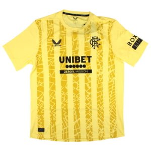 2024-2025 Rangers Third Goalkeeper Shirt (Yellow) (Excellent) S