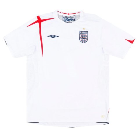 England 2005-2007 Home Shirt (XL) (Excellent)