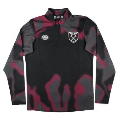 2024-2025 West Ham Warm Up Mid Layer (Black)