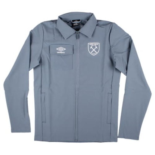 2024-2025 West Ham Presentation Jacket (Flint Stone) - Kids