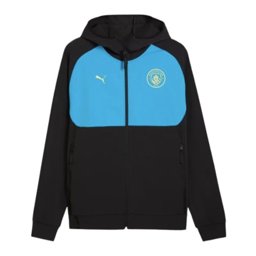 2024-2025 Man City Pumatech Woven Track Jacket (Black)