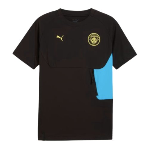 2024-2025 Man City Pumatech Pocket Tee (Black)