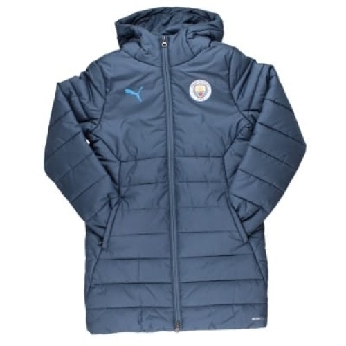 2024-2025 Man City Bench Jacket (Inky Blue) - Kids