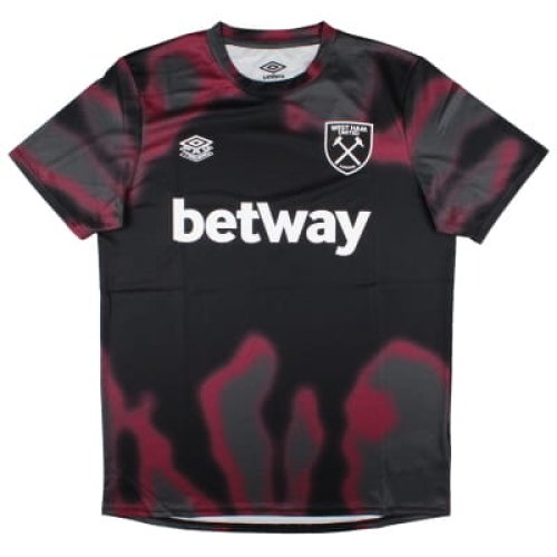 2024-2025 West Ham Warm Up Jersey (Black)