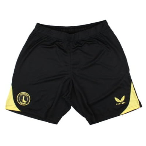 2024-2025 Charlton Away Shorts (Black)