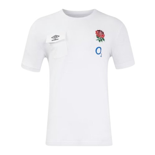 2024-2025 England Rugby Presentation Tee (White)