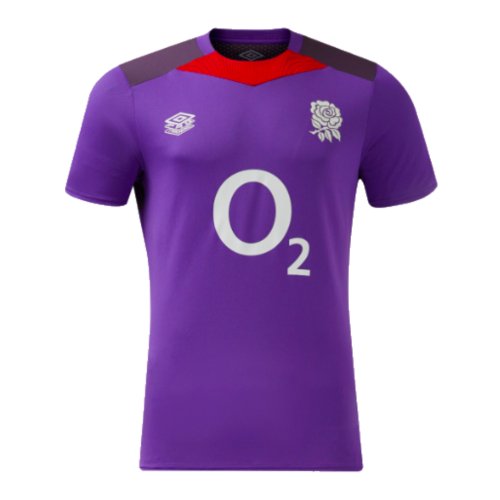 2024-2025 England Rugby Gym Tee (Violet) - Kids