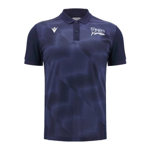 2024-2025 Sale Sharks Travel Poly Polo (Navy)