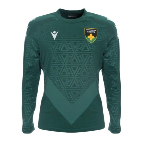 2024-2025 Northampton Saints Poly Roundneck Sweat (Green)