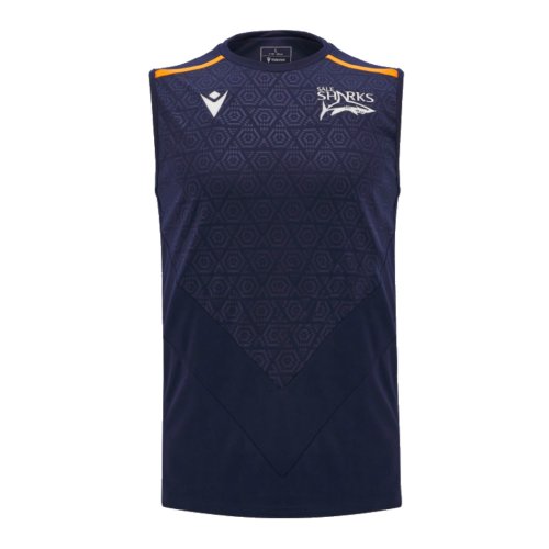 2024-2025 Sale Sharks Sleeveless Training Vest (Navy)