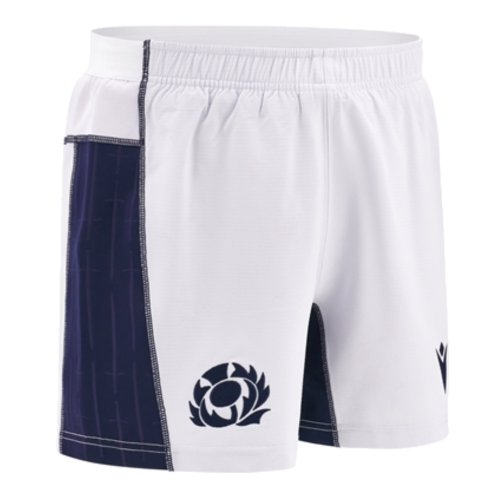 2024-2025 Scotland Rugby Authentic Home Shorts (White)