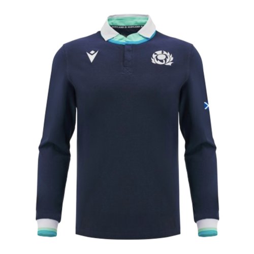 2024-2025 Scotland Rugby Home LS Cotton Shirt