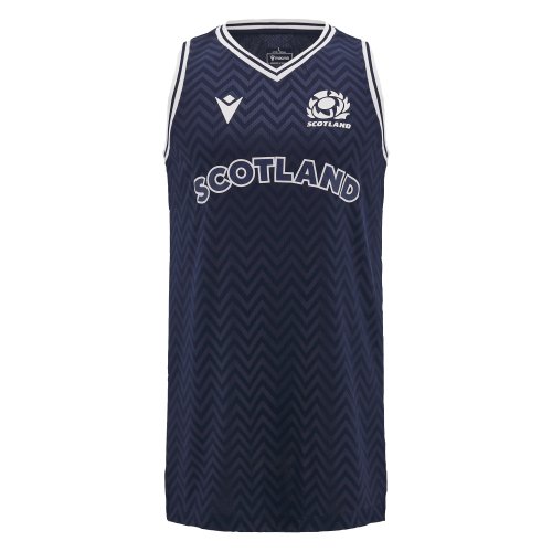 2024-2025 Scotland Rugby Basketball Singlet (Navy)