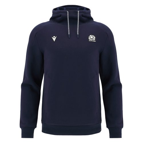 2024-2025 Scotland Rugby Brushed Stretch Cotton Hoody (Navy)