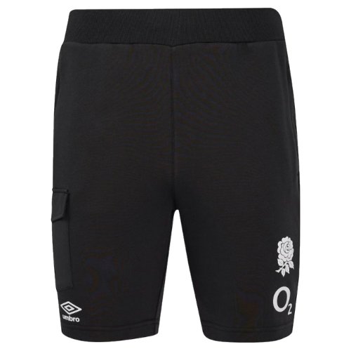 2024-2025 England Rugby Knit Shorts (Black)