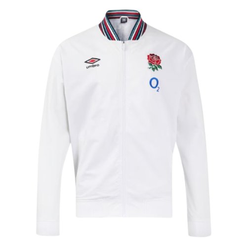 2024-2025 England Rugby Anthem Jacket O2 (White)