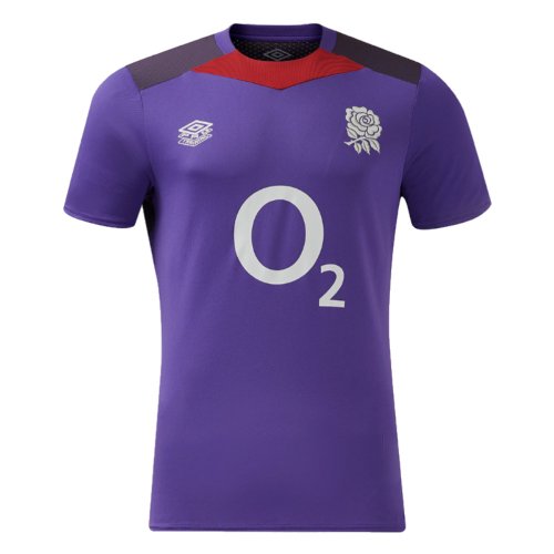 2024-2025 England Rugby Gym Tee (Violet)