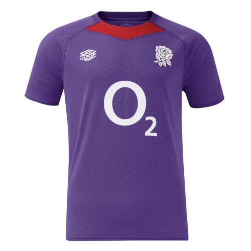 2024-2025 England Rugby Relaxed Training Jersey (Violet) - Kids