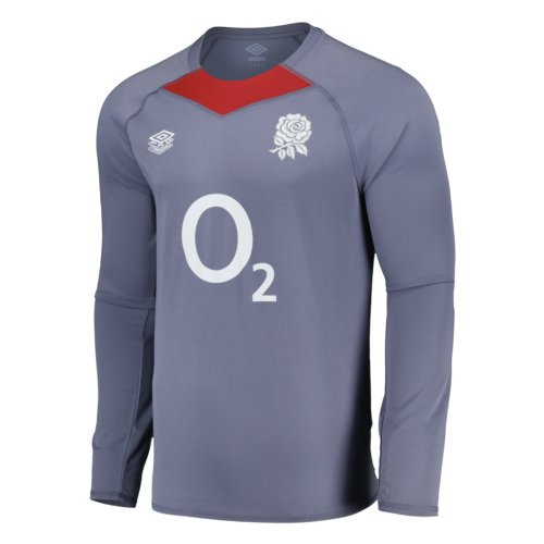 2024-2025 England Rugby LS Relaxed Training Jersey O2 (Grey)