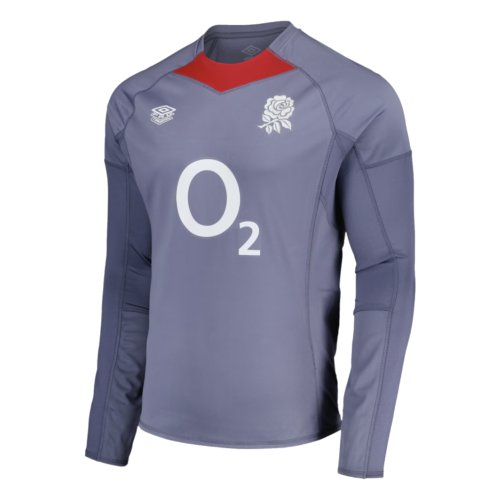 2024-2025 England Rugby Contact Drill Top (Grey) - Kids