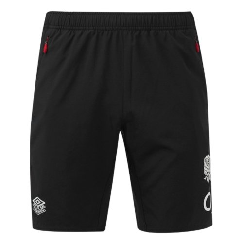 2024-2025 England Rugby Gym Shorts O2 (Black)