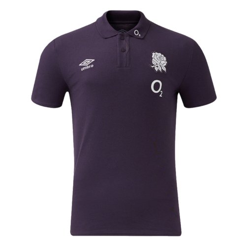 2024-2025 England Rugby CVC Polo Shirt (Nightshade)