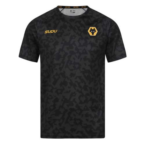 2024-2025 Wolves Pre Match Training Shirt (Black)