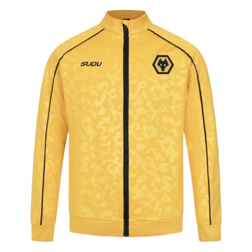 2024-2025 Wolves Pre Match Anthem Jacket - Gold