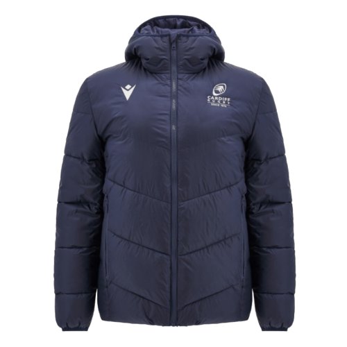 2024-2025 Cardiff Blues Rugby Padded Jacket (Navy)