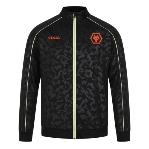 2024-2025 Wolves Pre Match Anthem Jacket (Black)