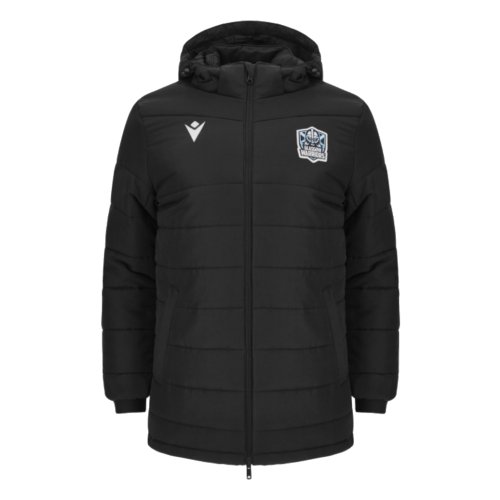 2024-2025 Glasgow Warriors Travel Long Padded Jacket (Black)