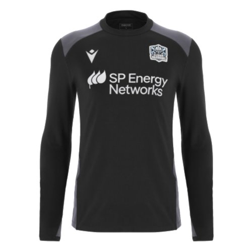 2024-2025 Glasgow Warriors Rugby Roundneck Sweat (Black)