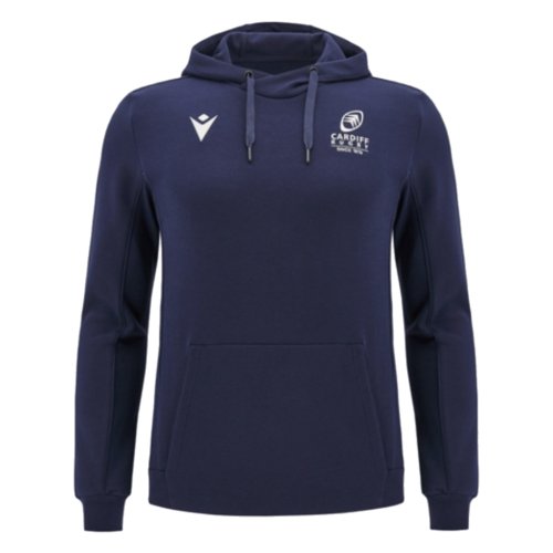 2024-2025 Cardiff Blues Rugby Travel Hoodie (Navy)