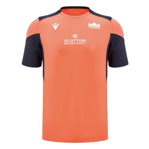 2024-2025 Edinburgh Rugby Poly Training Shirt (Orange)