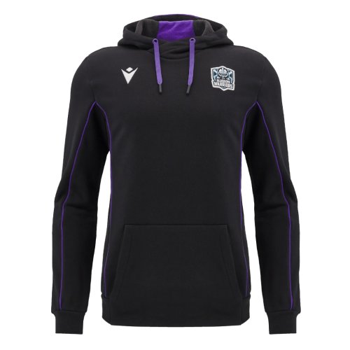 2024-2025 Glasgow Warriors Travel Cotton Hoody (Black)