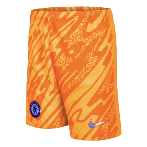 2024-2025 Chelsea Home Goalkeeper Shorts (Orange) - Kids