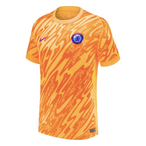 2024-2025 Chelsea Home Goalkeeper Shirt (Orange) - Kids