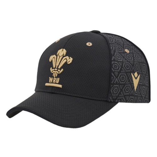 2024-2025 Wales Rugby Baseball Cap Curve Visor (Black)