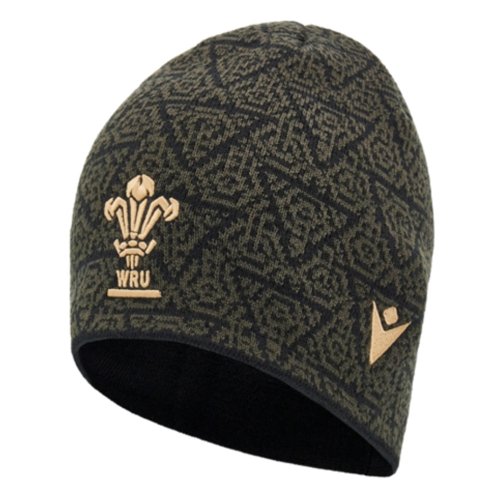 2024-2025 Wales Rugby Skull Knit Beanie (Black)