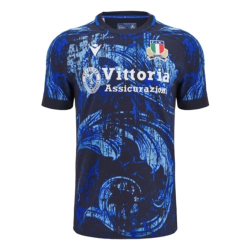 2024-2025 Italy Rugby Training Jersey (Navy)