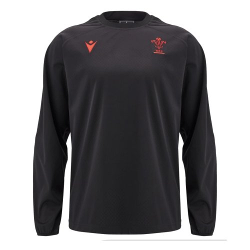 2024-2025 Wales Rugby Contact Training Top (Black)