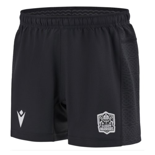 2024-2025 Glasgow Warriors Rugby Home Shorts (Black) - Kids